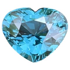 3,02 Quilates Piedra Espinela Azul Suelta Talla Corazón Gema Natural de Tanzania