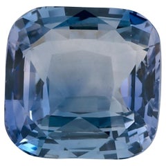 3.02 Ct Blue Sapphire Cushion Loose Gemstone