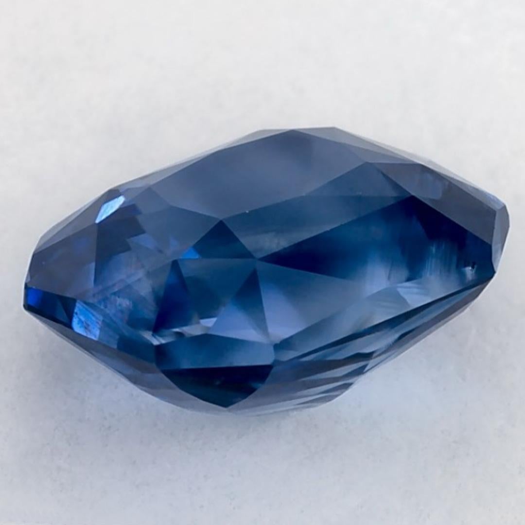 3.02 Ct Blue Sapphire Octagon Cut Loose Gemstone im Zustand „Neu“ im Angebot in Fort Lee, NJ