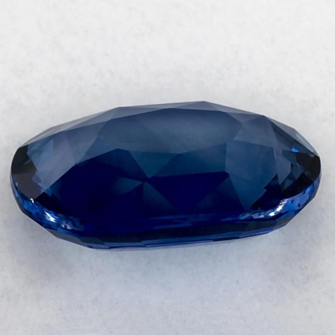 3.02 Karat Blauer Saphir Oval Loser Edelstein im Zustand „Neu“ im Angebot in Fort Lee, NJ