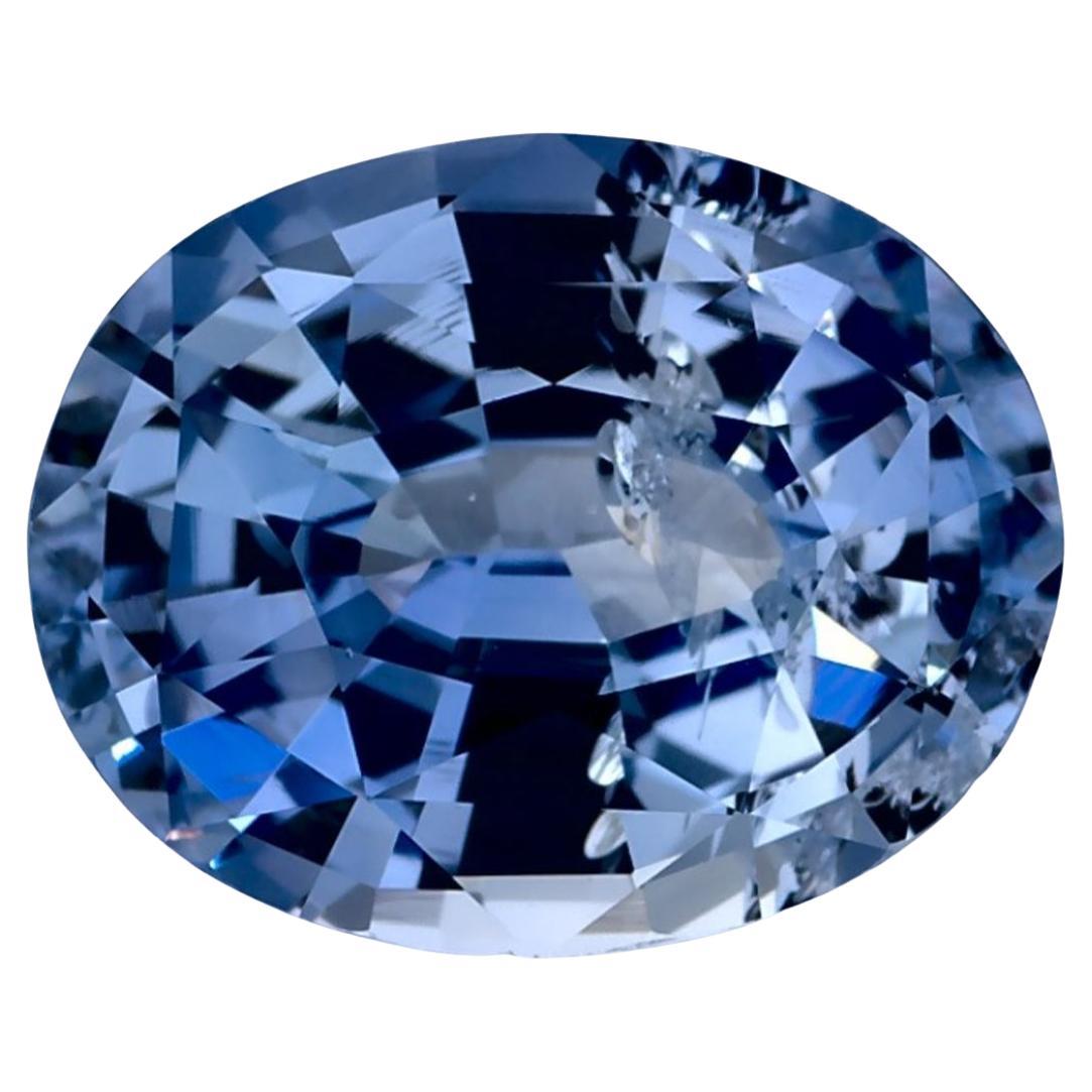 3.02 Ct Blue Sapphire Oval Loose Gemstone