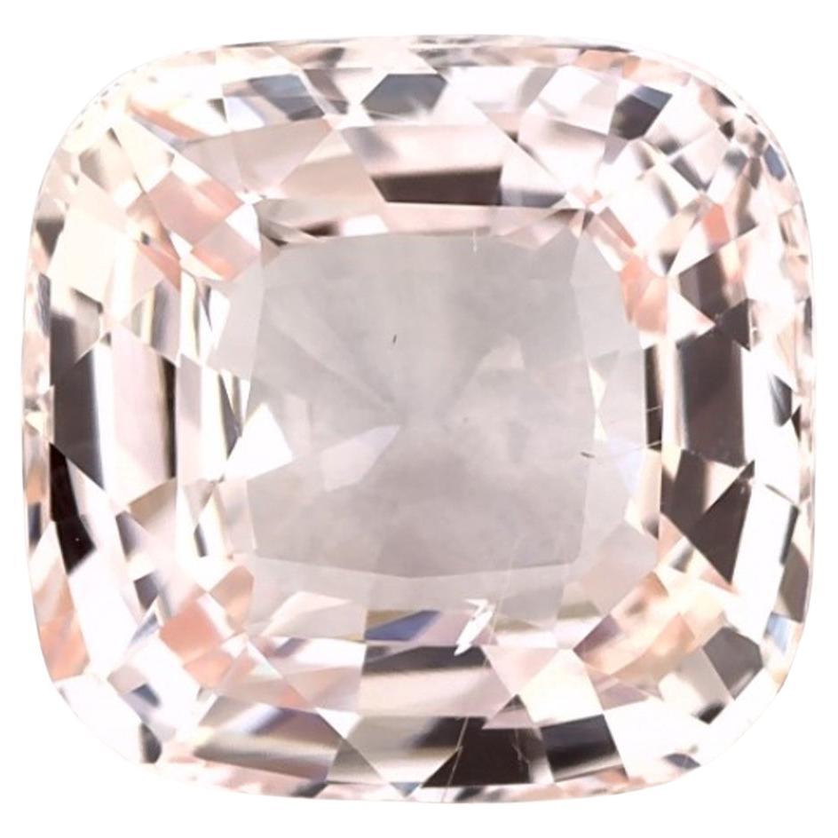 3.02 Karat Rosa Saphir Cushion Loser Edelstein