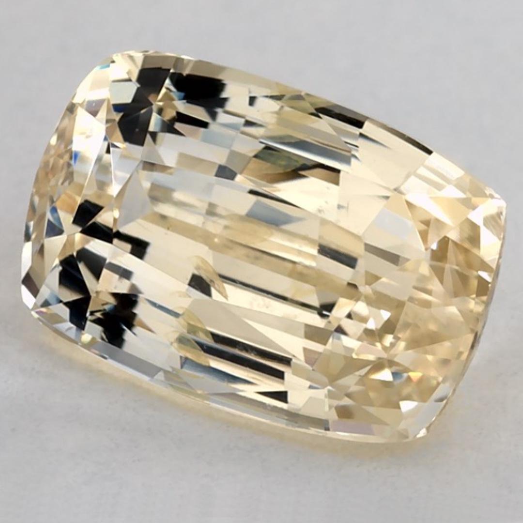 3,02 qt zafiro amarillo cojín piedra preciosa suelta Corte cojín en venta