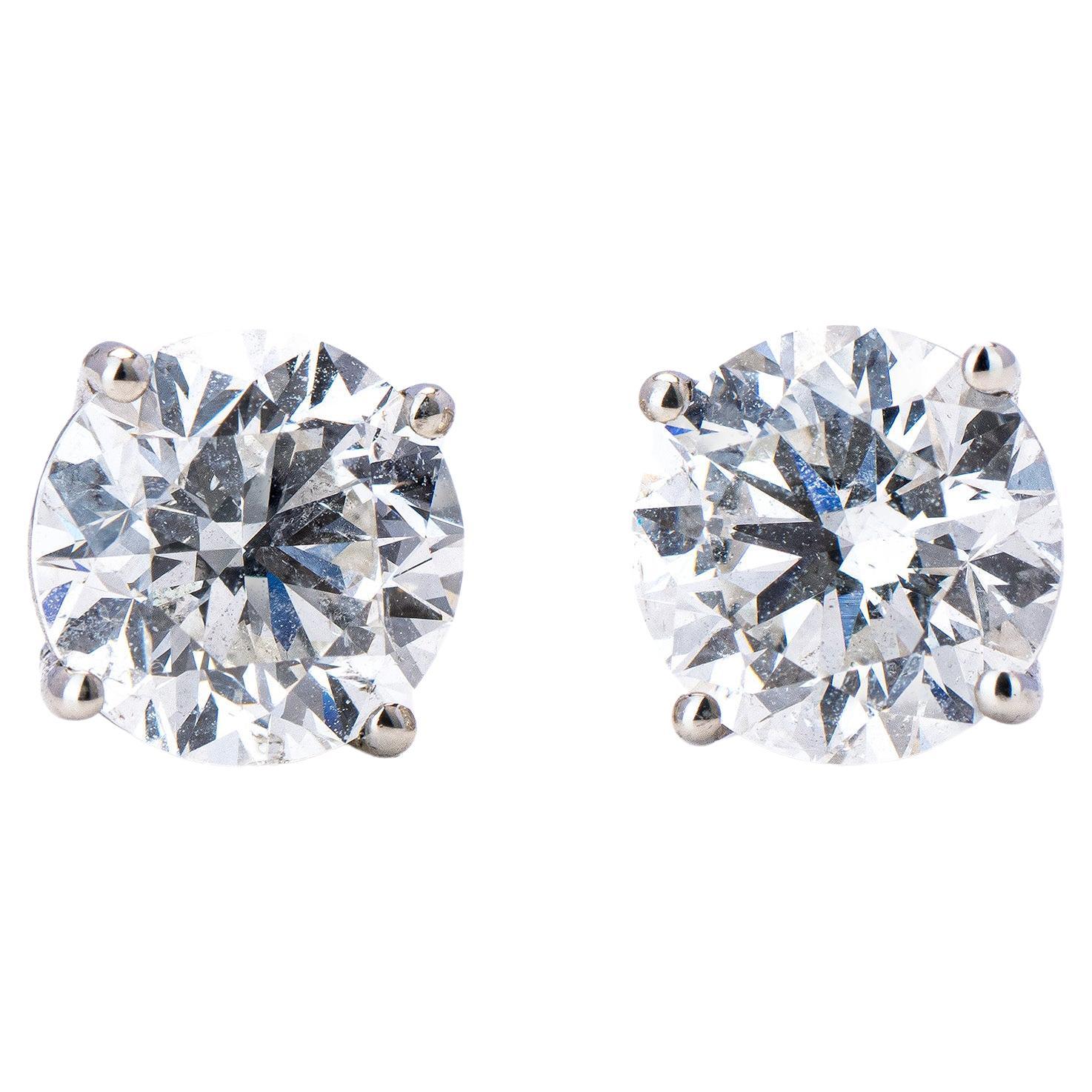 3.02ct Diamond Studs