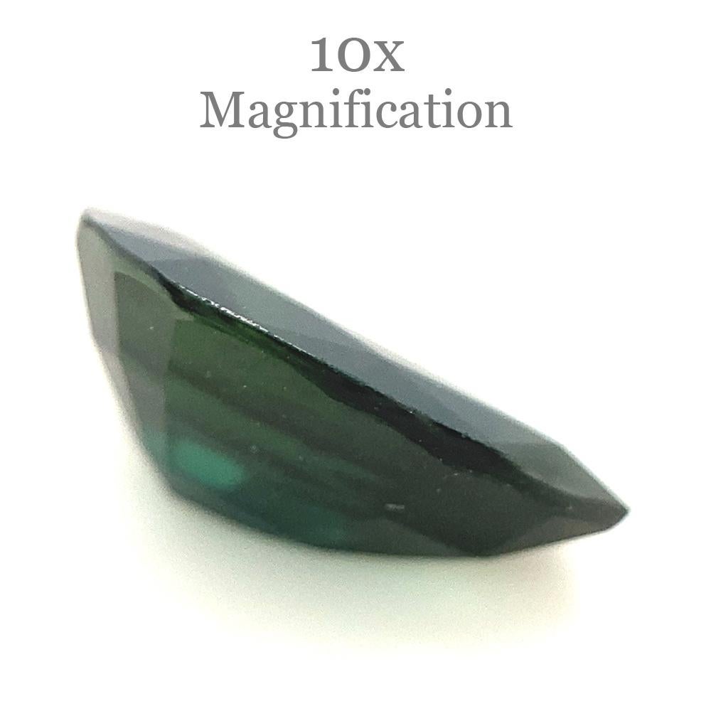 Taille poire Saphir vert sarcelle poire non chauffé de 3,02 carats d'Australie en vente