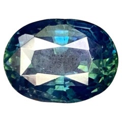 3.03 carats GGI Certified Loose Greenish Blue Sapphire Oval Cut Madagascar's Gem