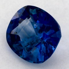 3.03 Ct Blue Sapphire Cushion Loose Gemstone