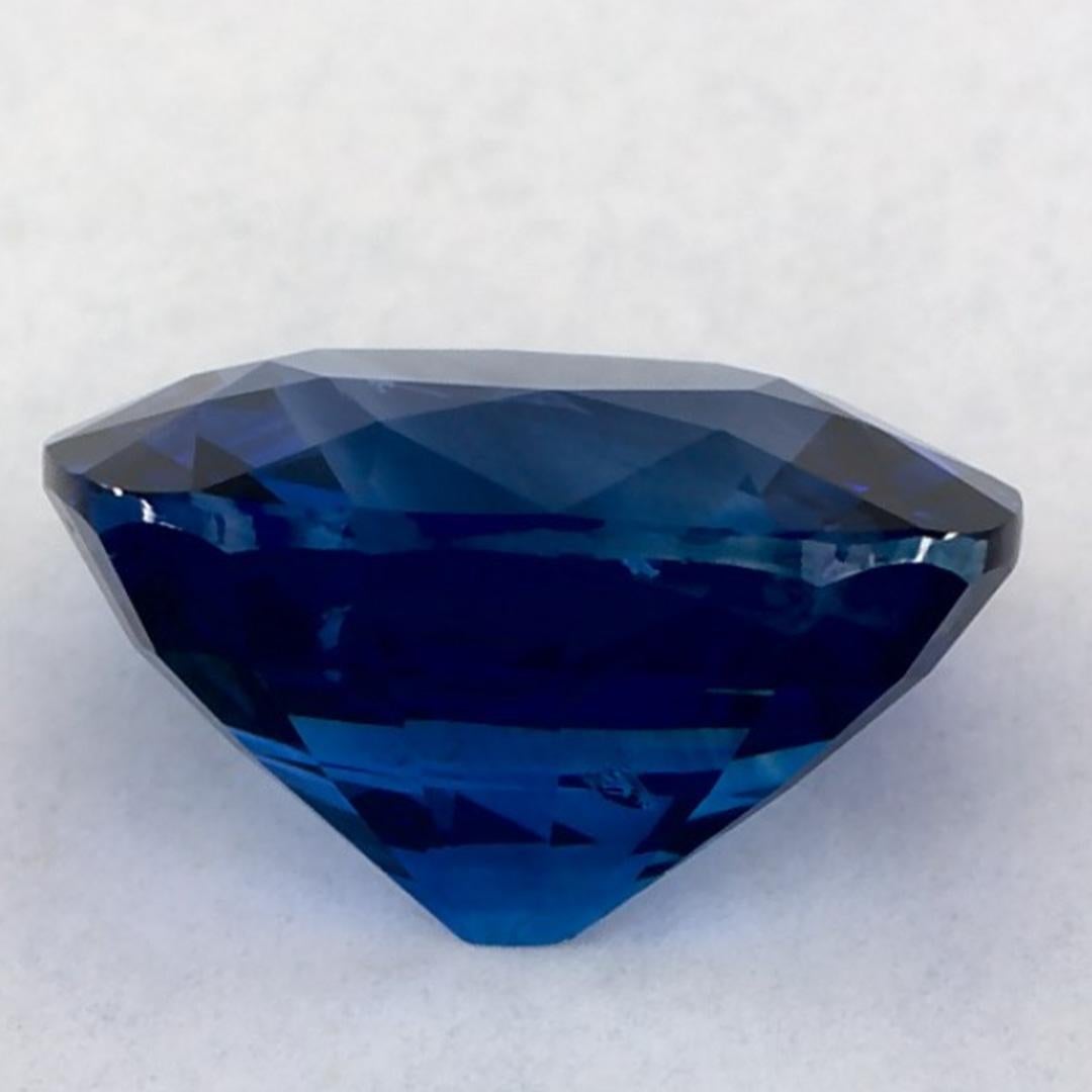 3.03 carati di zaffiro blu a cuscino, gemma sfusa In condizioni Nuovo in vendita a Fort Lee, NJ