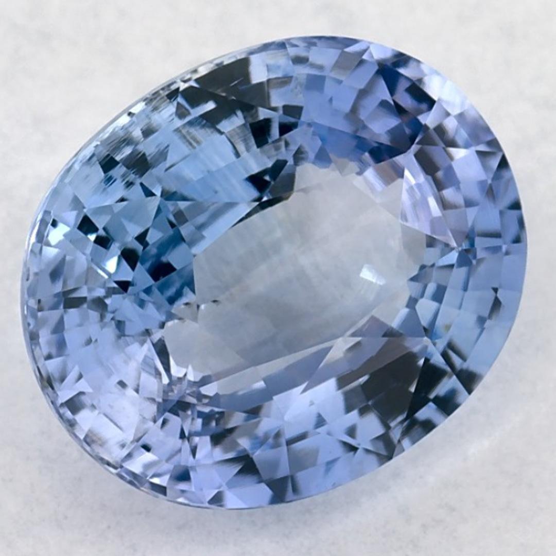 3.03 qt Zafiro Azul Oval Gema Suelta Corte oval en venta