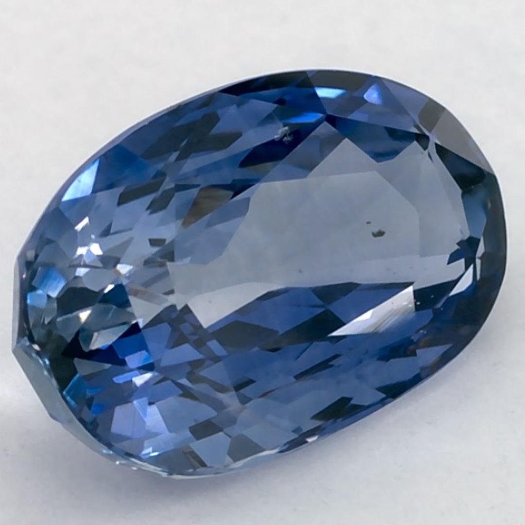 3.03 qt Zafiro Azul Oval Gema Suelta Corte oval en venta
