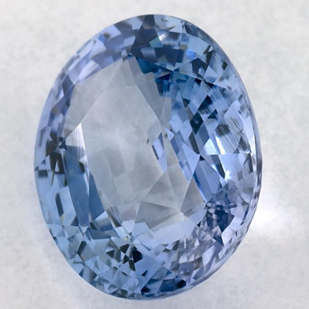 De las mujeres 3.03 qt Zafiro Azul Oval Gema Suelta en venta