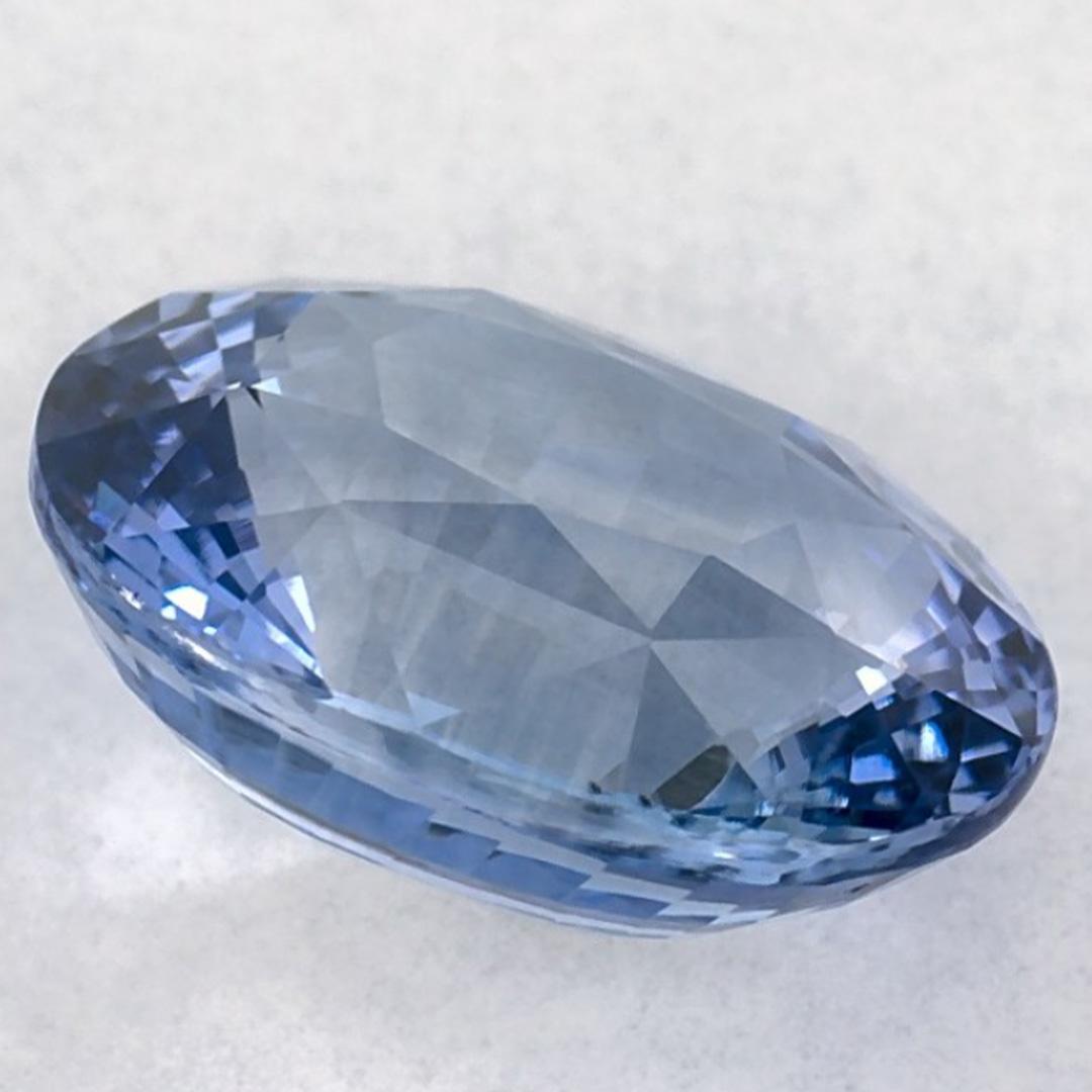 3.03 qt Zafiro Azul Oval Gema Suelta en venta 1