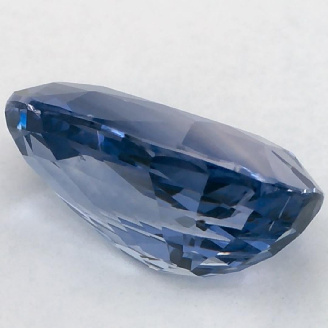 3.03 qt Zafiro Azul Oval Gema Suelta en venta 1