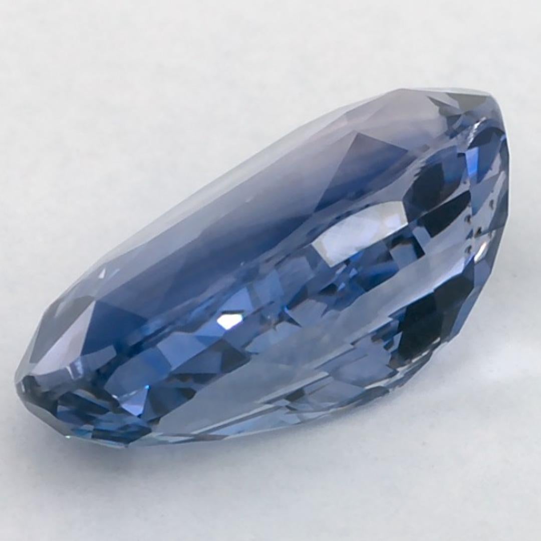 3.03 qt Zafiro Azul Oval Gema Suelta en venta 3