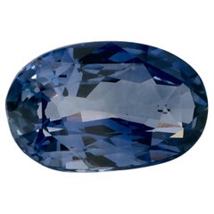 3.03 Ct Blue Sapphire Oval Loose Gemstone