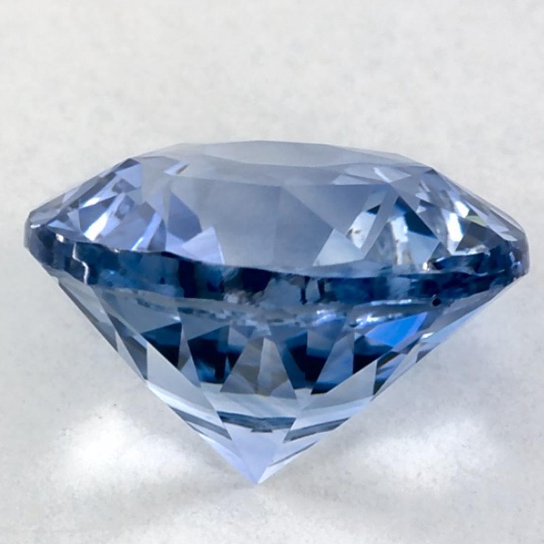 3.03 Ct Blue Sapphire Round Loose Gemstone (pierre précieuse en vrac) Neuf - En vente à Fort Lee, NJ