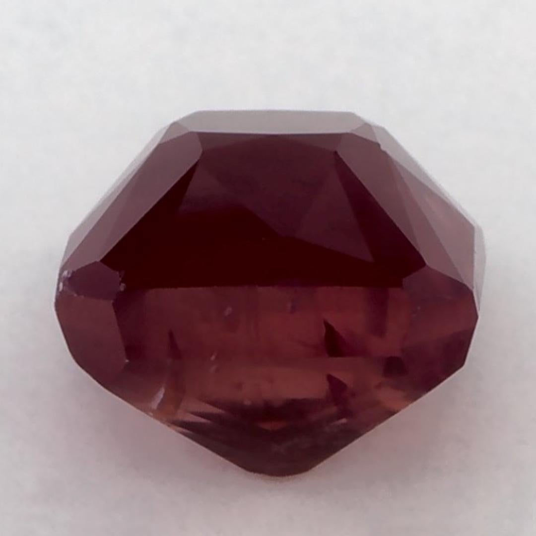 3,03 Karat rosa Saphir Oktagon zertifiziert lose Edelstein im Zustand „Neu“ im Angebot in Fort Lee, NJ