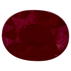 3.03 Ct Ruby Oval Loose Gemstone (pierre précieuse en vrac)