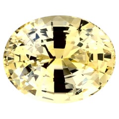3.03 Ct Yellow Sapphire Oval Loose Gemstone
