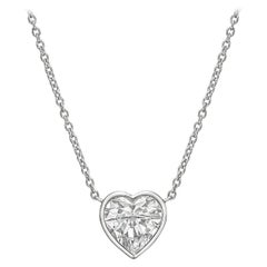 3.03ct Heart-Shaped Diamond Solitaire Pendant