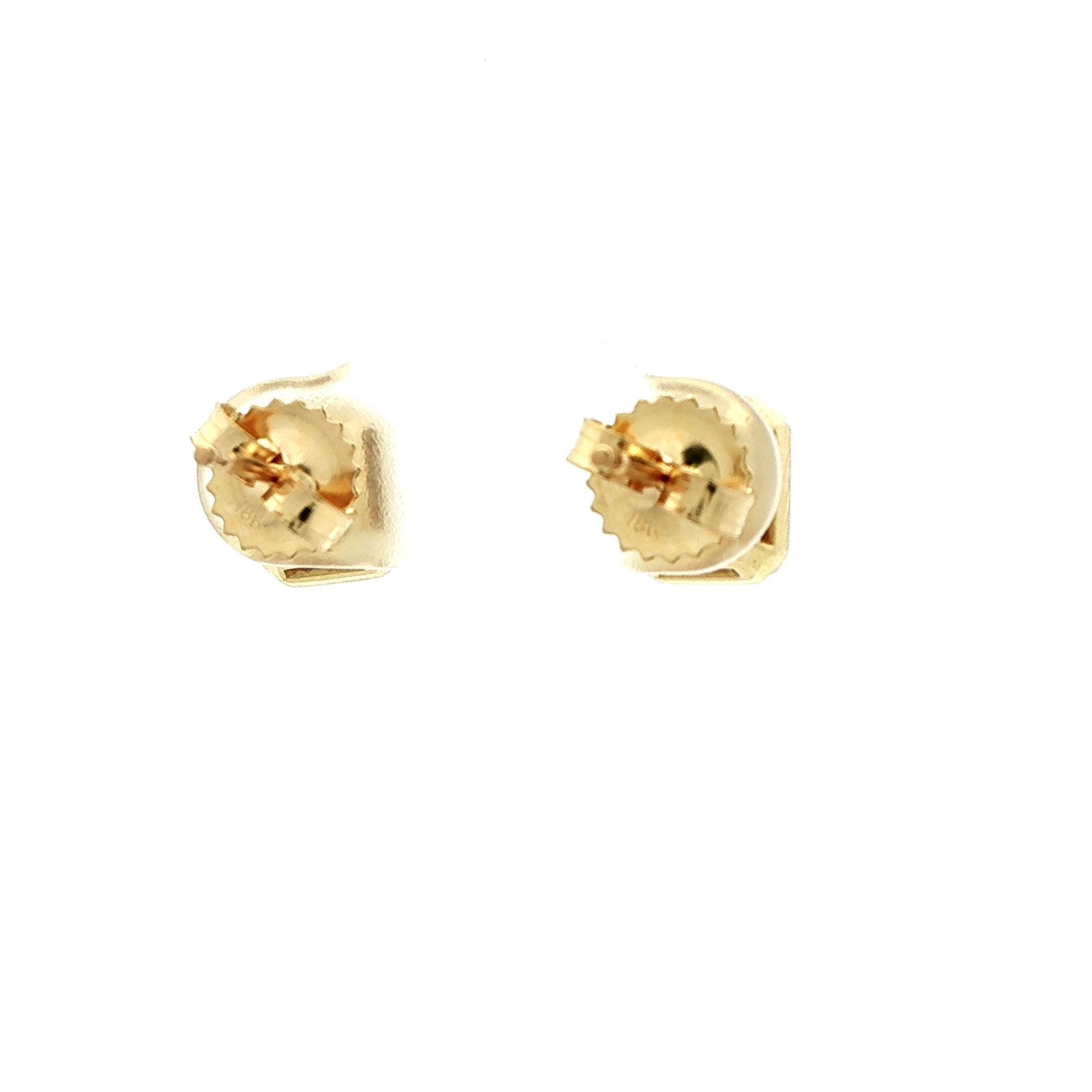 Taille radiant Boucles d'oreilles en or 18KY avec diamant radiant de 3,03ctw certifié par la GIA et de couleur jaune fantaisie en vente