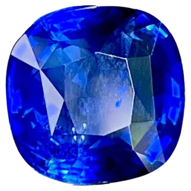 3,04 quilates zafiro azul aciano talla cojín gema de Sri Lanka en venta