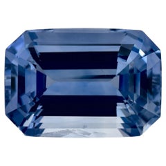 3.04 Ct Blue Sapphire Octagon Loose Gemstone