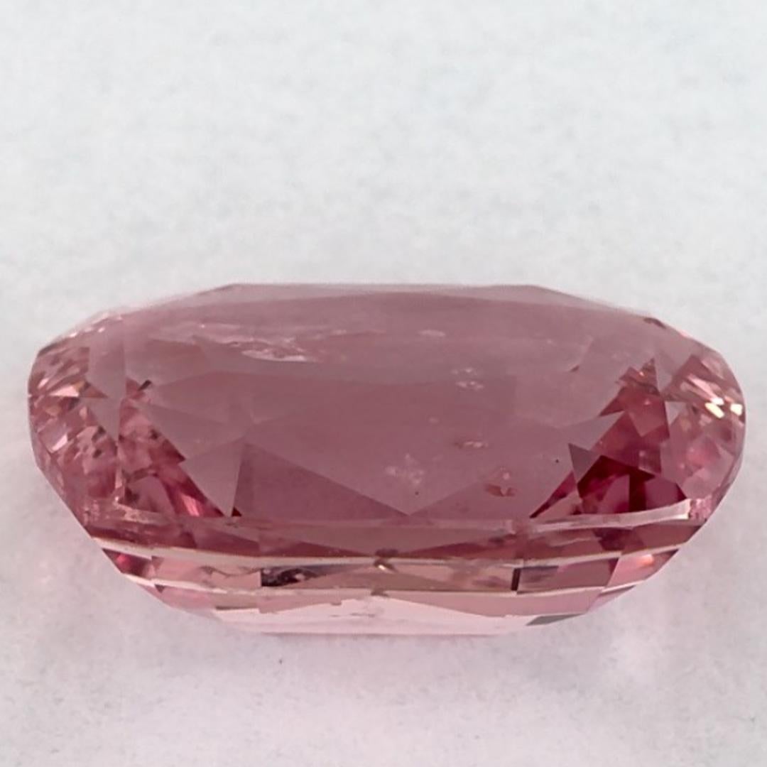 3.04 Ct Pink Sapphire Cushion Loose Gemstone (pierre précieuse en vrac) Neuf - En vente à Fort Lee, NJ