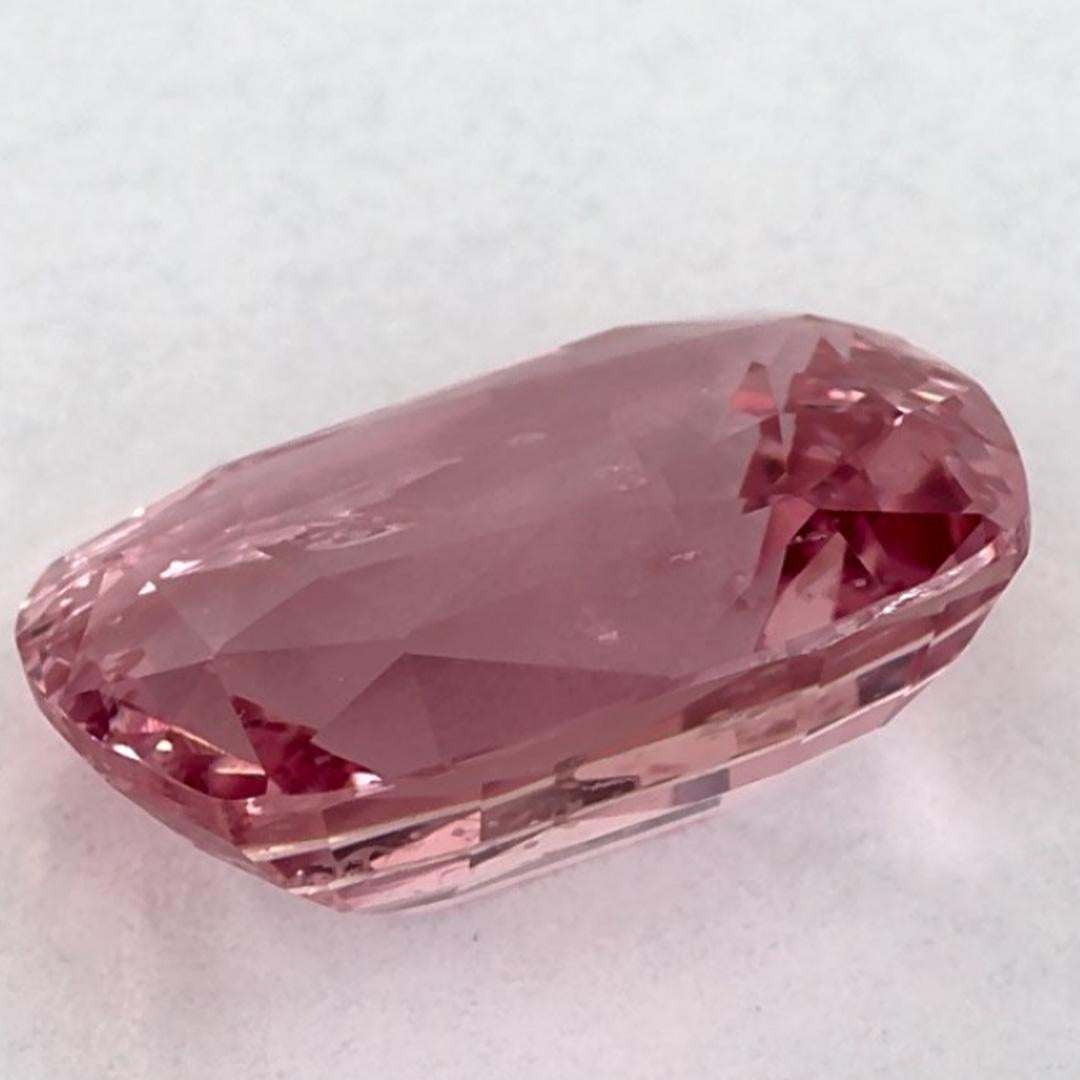 3.04 Ct Pink Sapphire Cushion Loose Gemstone (pierre précieuse en vrac) en vente 3