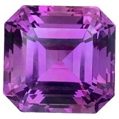 30.40 Carat Natural Loose Amethyst Octagon Shape Gemstone