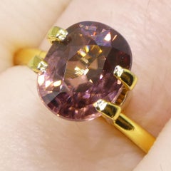 3.04ct Natural Earth Mined Cushion Master Pink Zircon from Sri Lanka