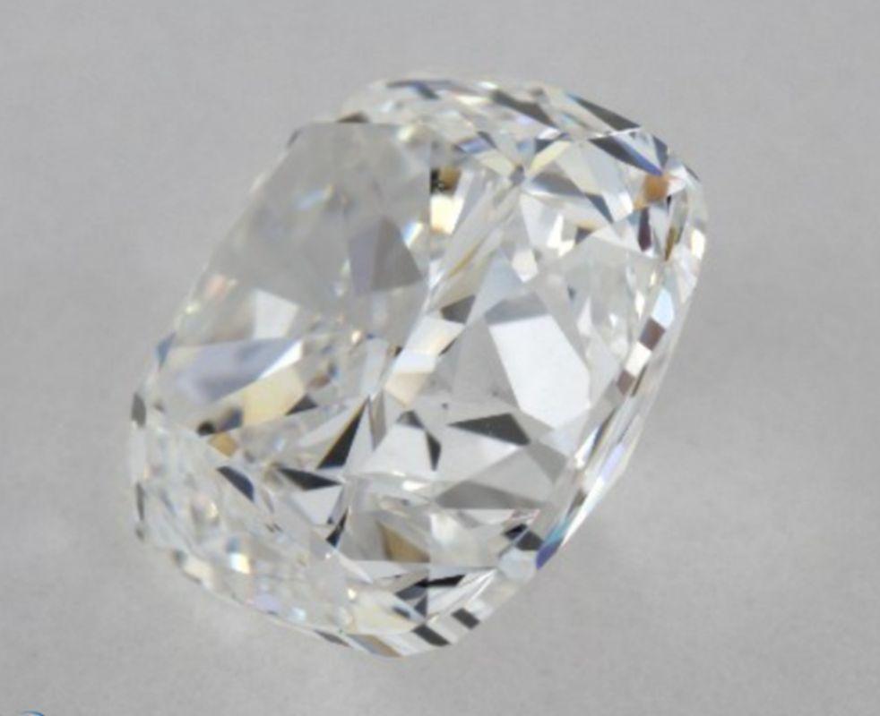 Diamante suelto natural talla cojín de 3,05 quilates F / SI1 Certificado GIA en Nuevo estado para la venta en New York, NY