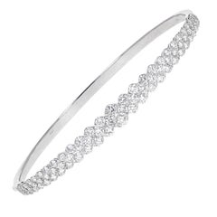 3.05 Carat Diamond Bangle Bracelet