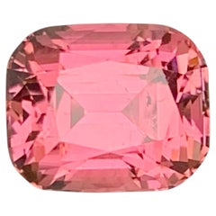 3.05 Karat Natürlicher loser Hot Pink Turmalin Cushion Cut Afghan Edelstein