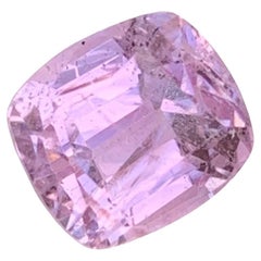 3.05 Carat Natural Loose Pink Kunzite Cushion Shape Gem For Jewellery Making