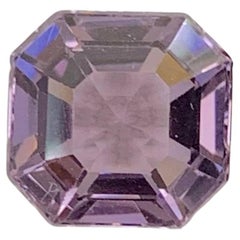 3,05 Karat Natürlicher Loser Lila Spinell Stein Asscher Schliff Tansanischer Edelstein