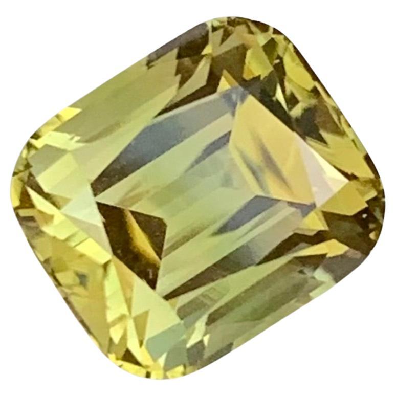 3.05 Carat Natural Loose Tourmaline Cushion Shape Gem For Ring Jewellery  For Sale