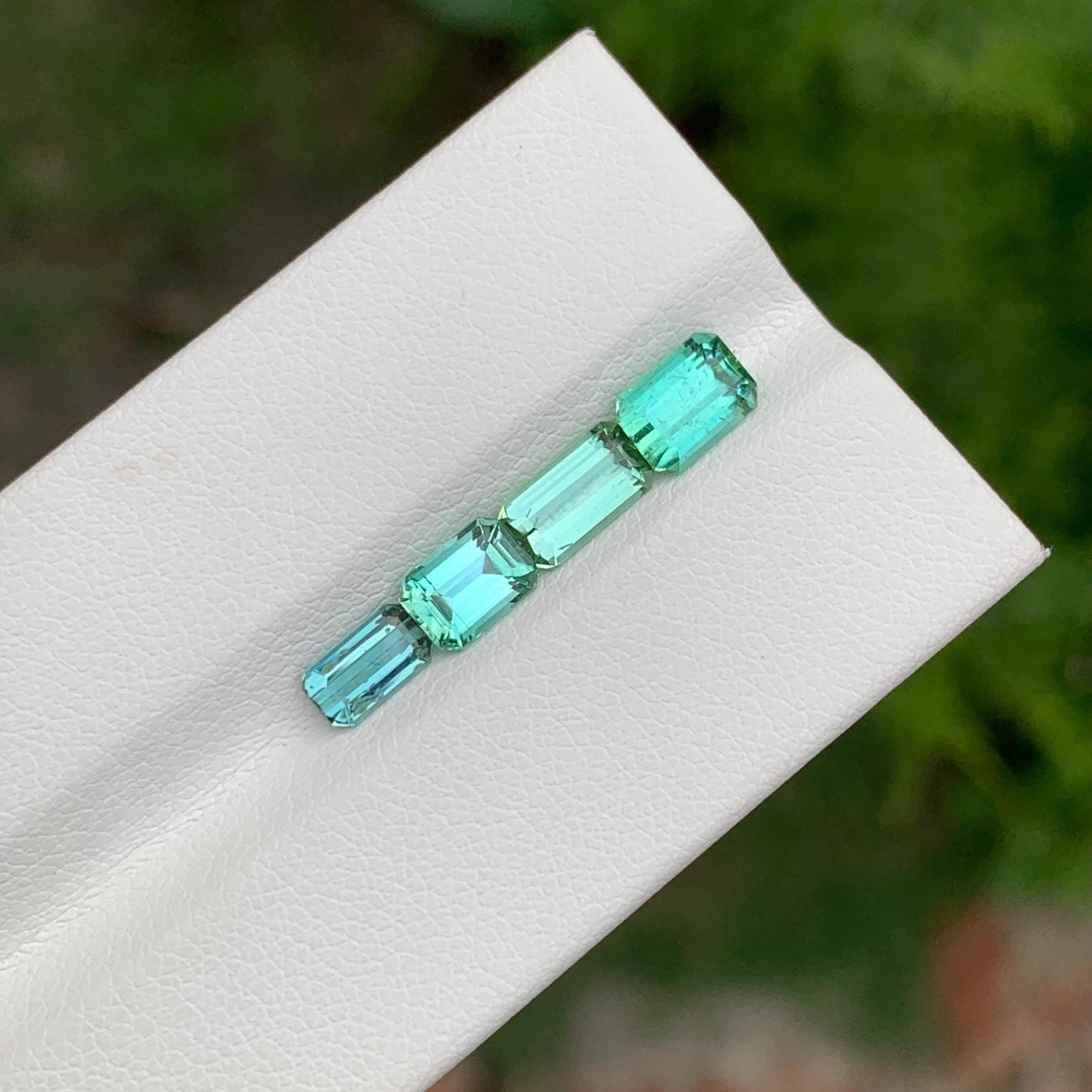 Loose Tourmaline Lot 

Weight: 3.05 Carats
Sizes: 0.55 to 1.10 Carat 
Colour: Seafoam And Mint Green 
Origin: Afghanistan
Certificate: On Demand
Treatment: Non
Shape: Mix Shape 


Tourmaline is a captivating gemstone known for its remarkable variety