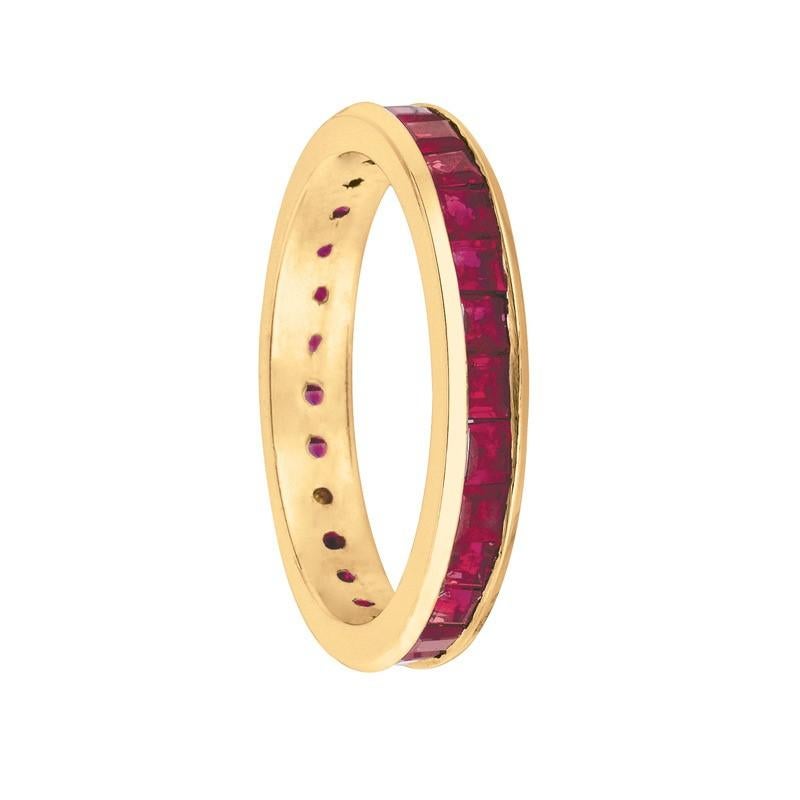 
3.05 Carat Natural Ruby Eternity Ring G SI 14K Yellow Gold

    100% Natural Rubies
    3.05CTW
    Red
    SI  
    14K Yellow Gold  Channel style,   4.8 grams
    3 mm in width  
    Size 7
    27 stones

        R5959YR

ALL OUR ITEMS ARE