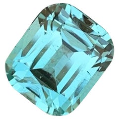 3,05 quilates de turmalina de seafoam natural suelta gema talla cojín mina kunar