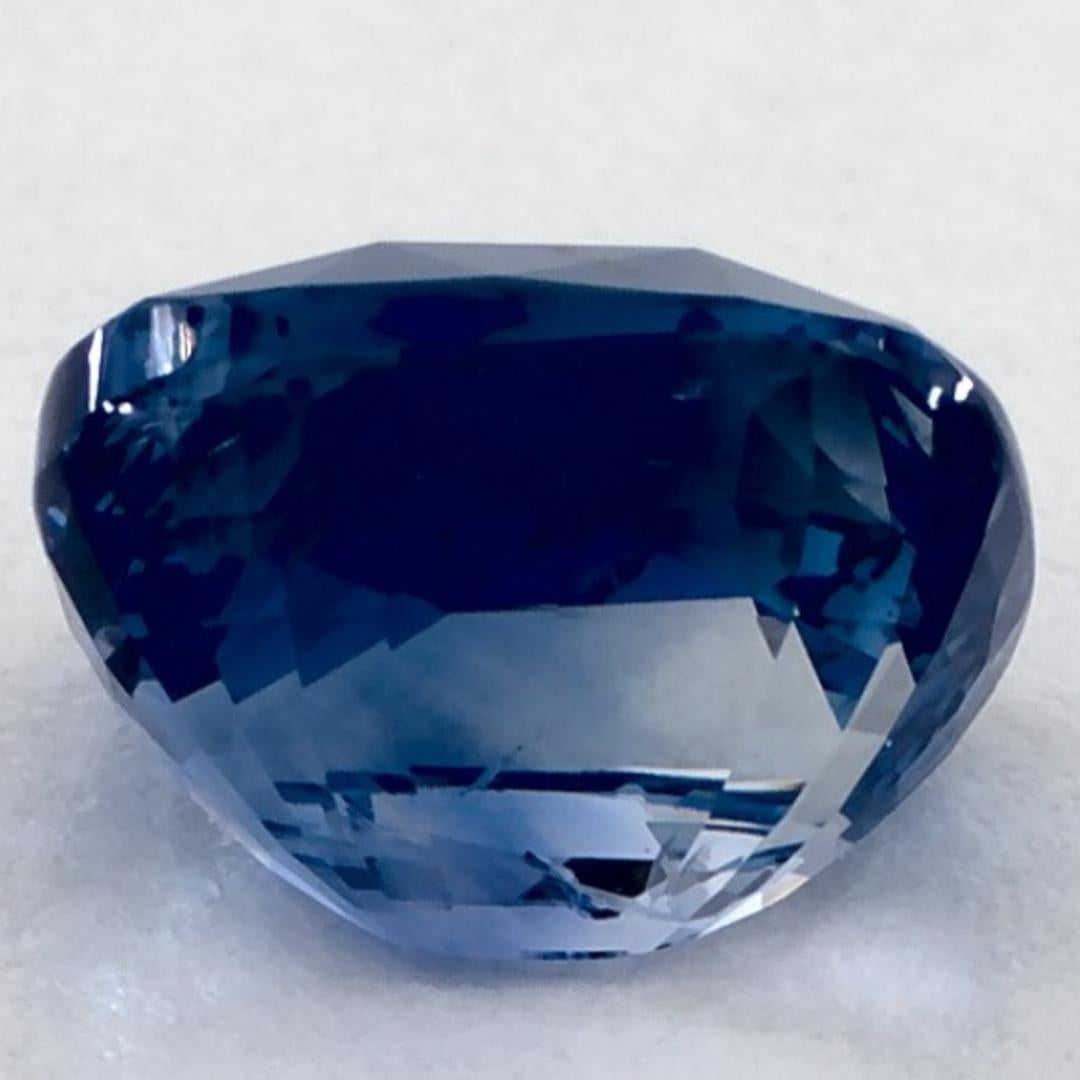 3.05 carati di zaffiro blu a cuscino, gemma sfusa In condizioni Nuovo in vendita a Fort Lee, NJ