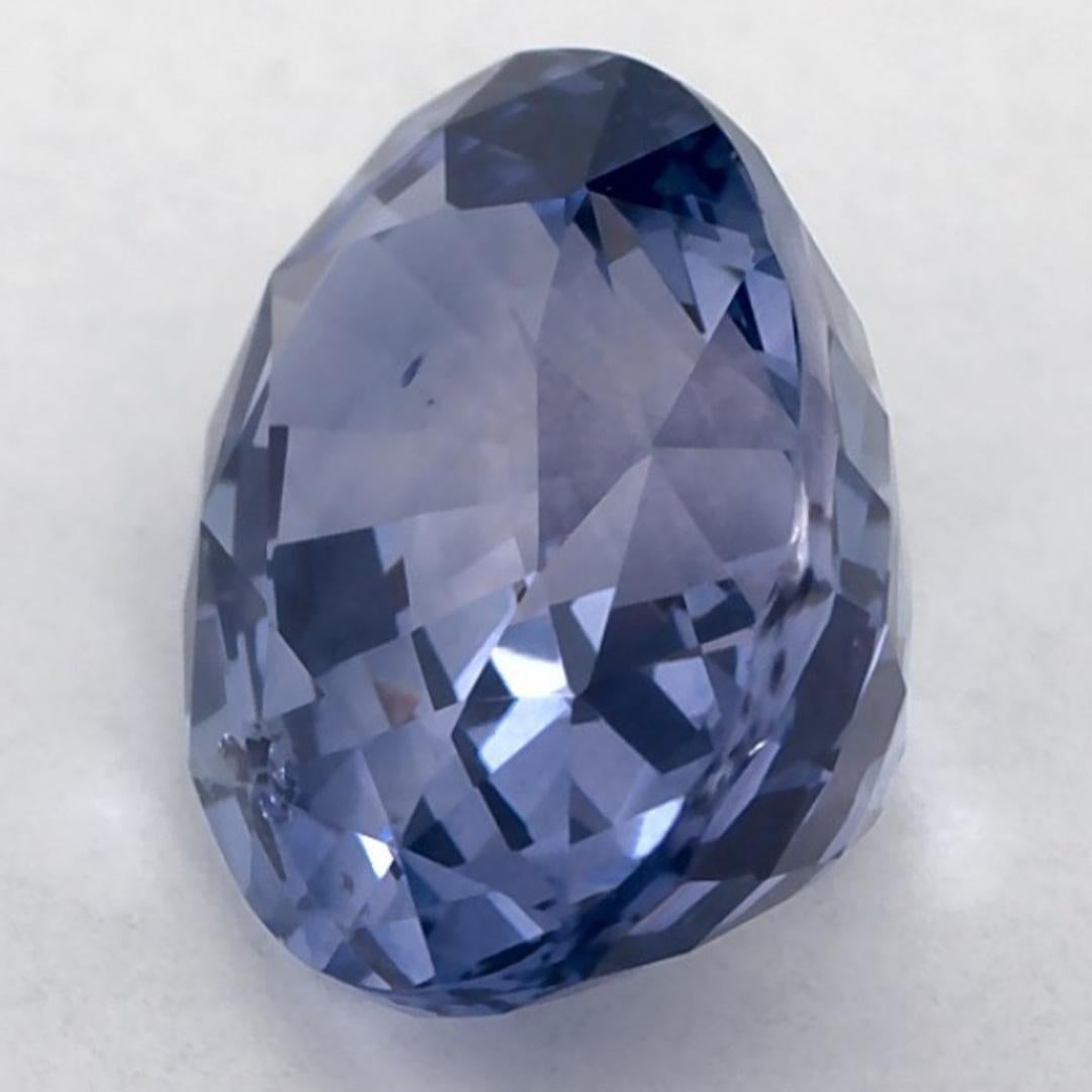 3.05 Karat Blauer Saphir Oval Loser Edelstein Damen im Angebot