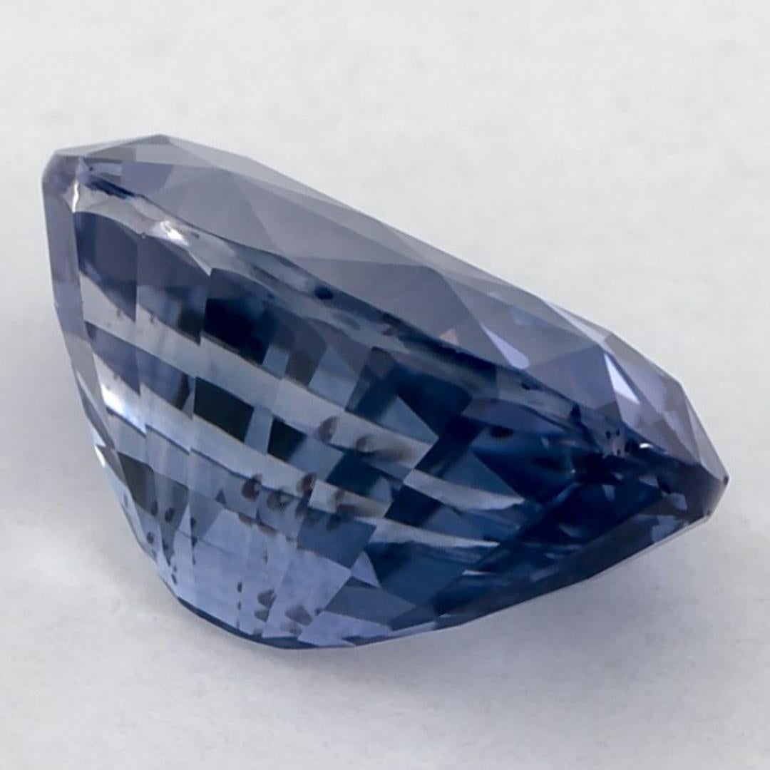 3.05 Karat Blauer Saphir Oval Loser Edelstein im Angebot 1
