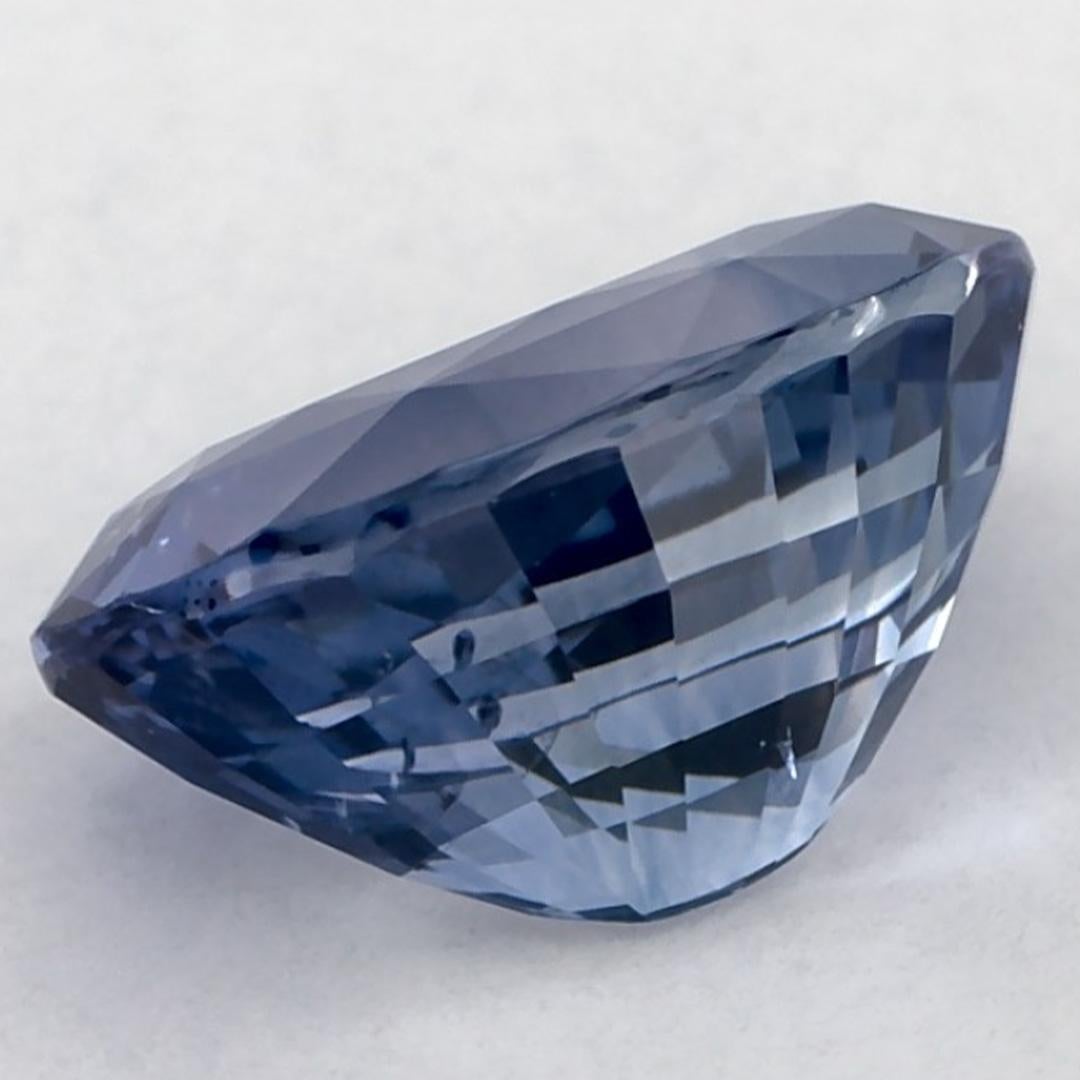 3.05 Karat Blauer Saphir Oval Loser Edelstein im Angebot 3
