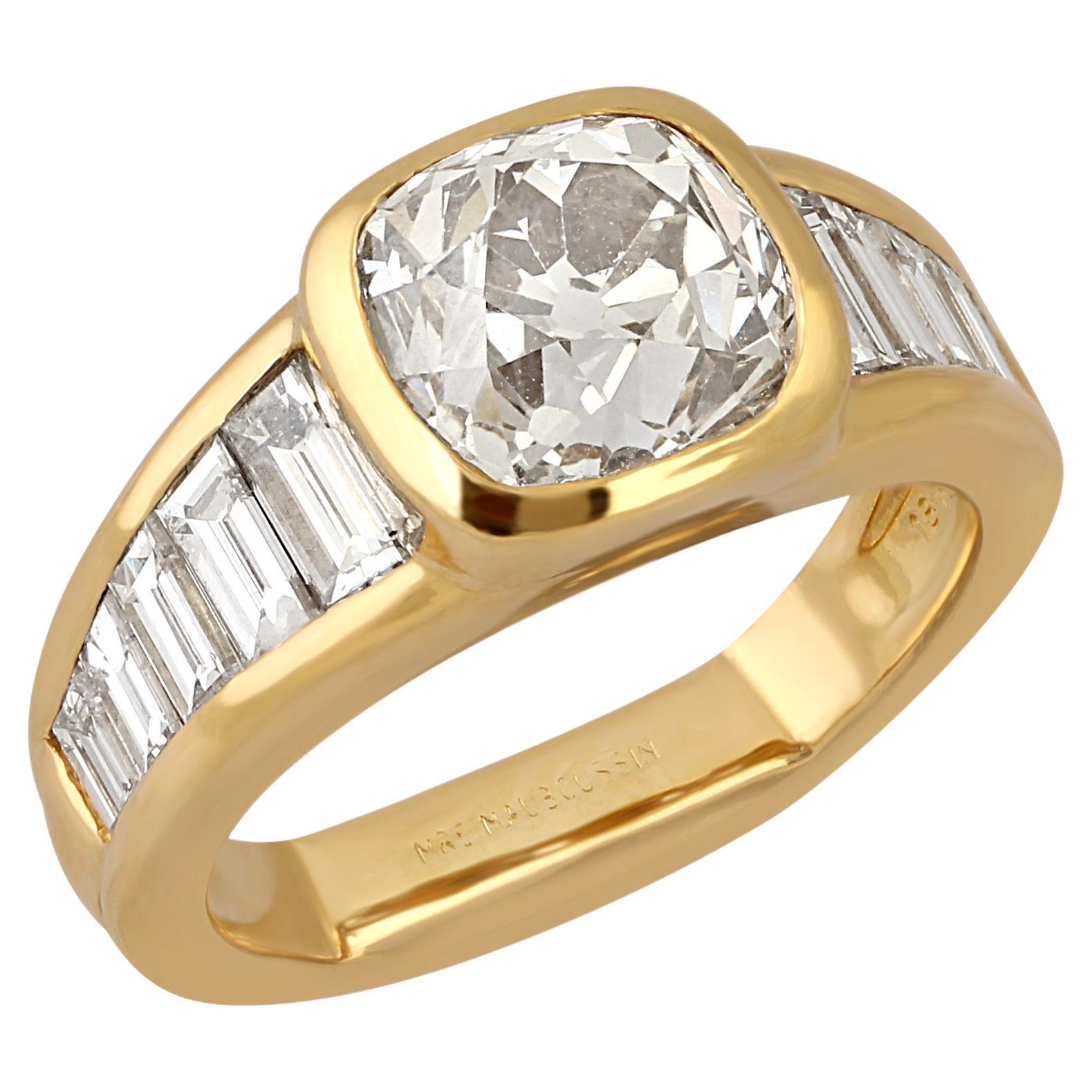 3.05ct Mauboussin Diamond Ring For Sale