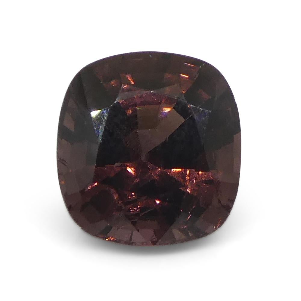 3.05ct Rectangular Cushion Brown Spinel from Burma For Sale 12