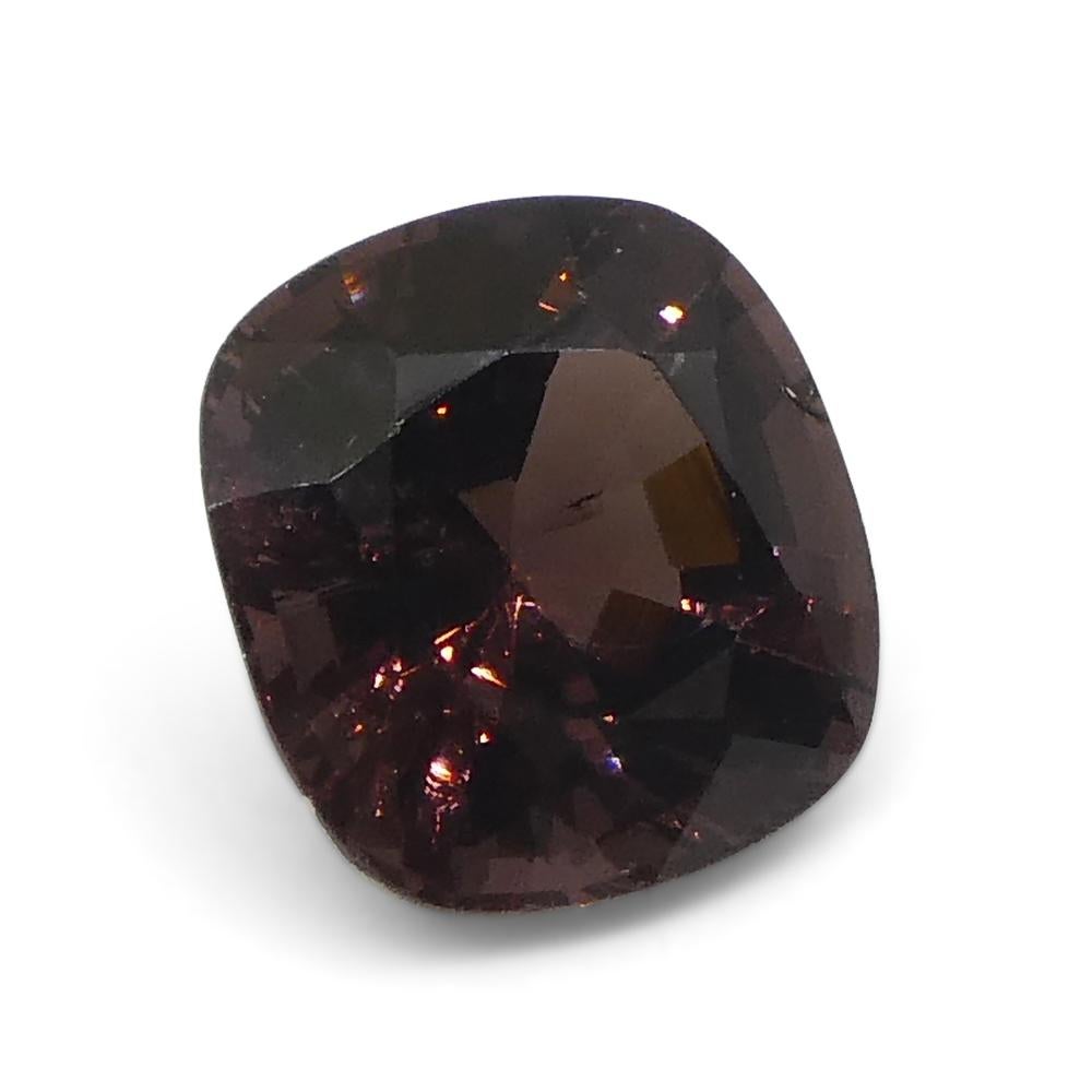3.05ct Rectangular Cushion Brown Spinel from Burma For Sale 13