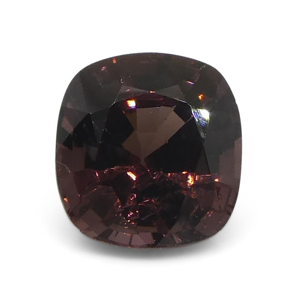 3.05ct Rectangular Cushion Brown Spinel from Burma For Sale 14