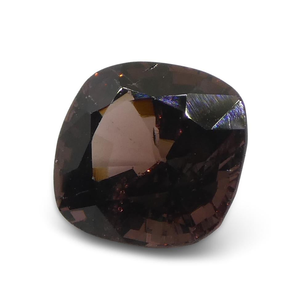 3.05ct Rectangular Cushion Brown Spinel from Burma For Sale 1