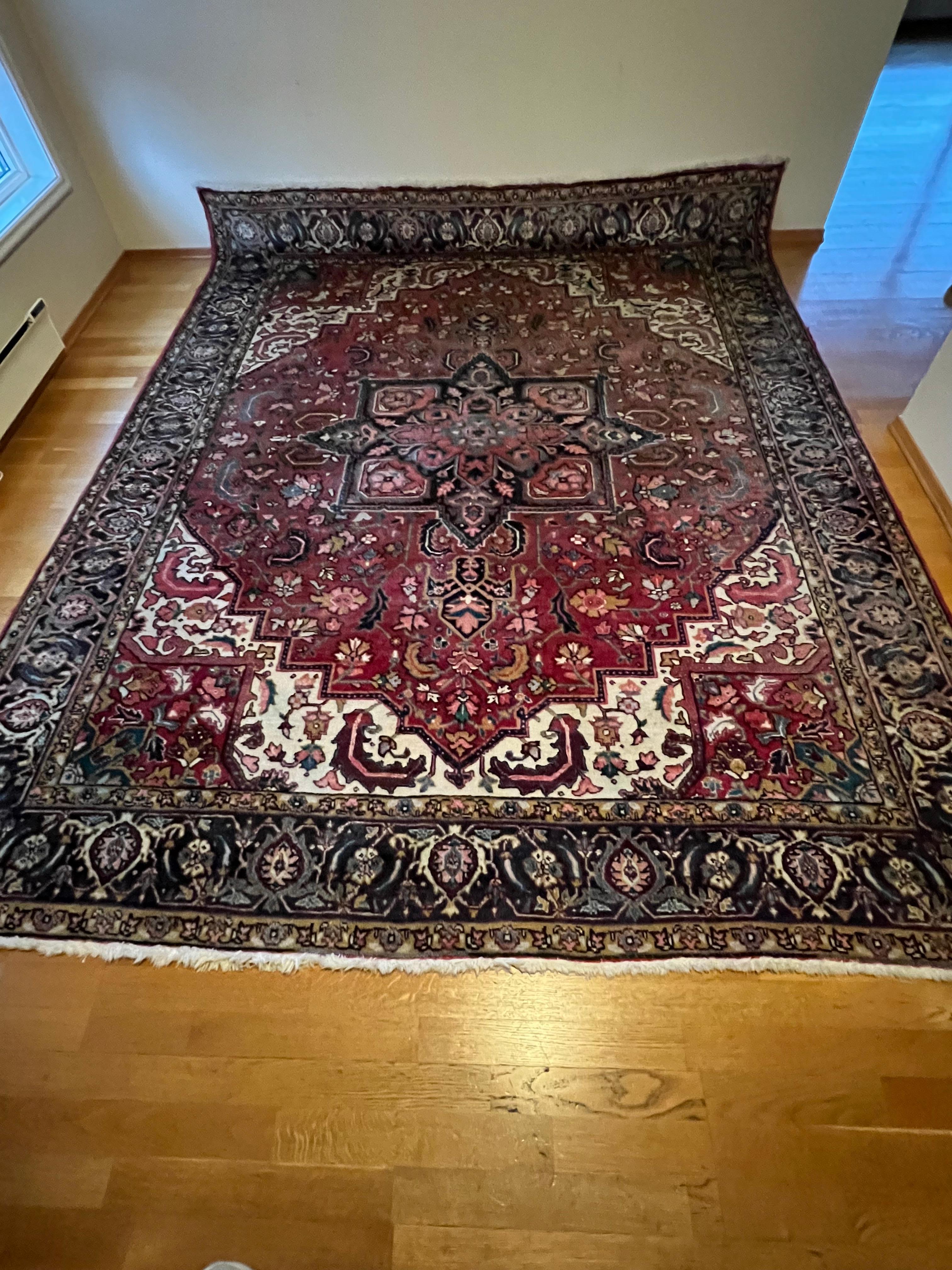 305x240 cm Tappeto persiano Hariz di grandi dimensioni, annodato a mano in lana in vendita 1